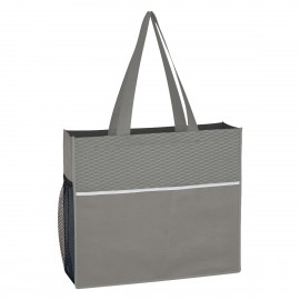 Bolsa de Mano Non-Woven con Diseño de Onda