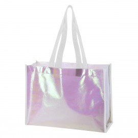 Bolsa de Mano Mini Non-Woven con Laminado Perlado