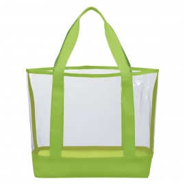 Bolsa de Mano Clear Casual de PVC y PL/PES