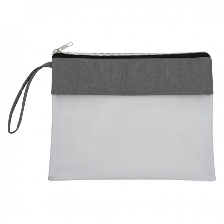 Bolsa de Mano Pequeña Clear de PL/PES y PVC con Muñequera