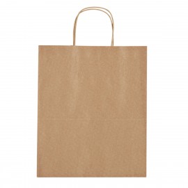 Bolsa de Papel Kraft para Compras Color Café 13" x 17"