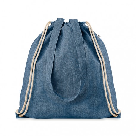 Bolsa de Mano Bicolor Tipo Morral de Algodón y PL/PES Reciclado