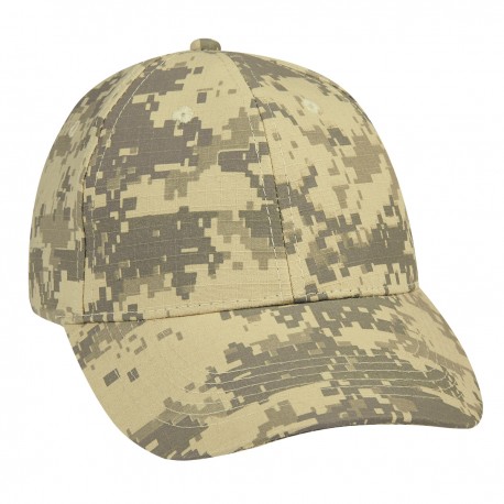 Gorra de Camuflaje Digital de Algodón Ripstop